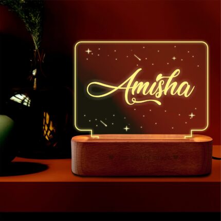 Name Lamp Frame gift